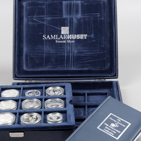 MYNT, silver, United Nations 50th Anniversary, totalvikt 323 gram.