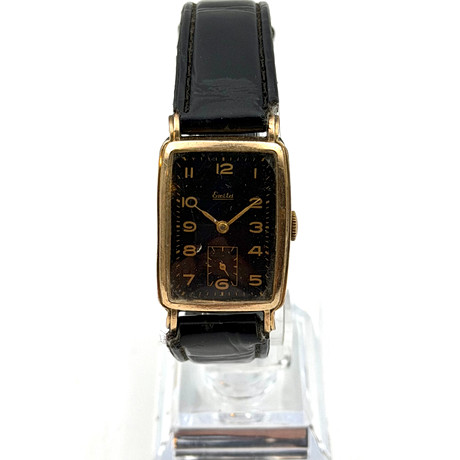 EXITA, armbandsur, Art Deco, 1930/40-tal, manuell, gulddouble´, (20 micron). på auktion hos Skandia Auktion