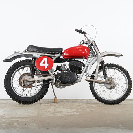 HUSQVARNA, modell 282 "Silverpilscross", ca 1958, Sverige.