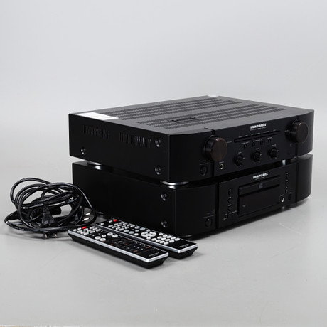 MARANTZ, förstärkare och CD.