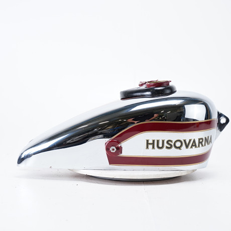 HUSQVARNA, bränsletank till model 112TV, 1930-tal, Sverige.