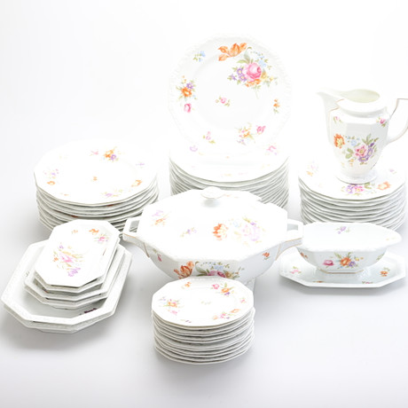 ESS- & KAFFEESERVICE, 68-teilig, „Maria Brombeere“, Porzellan, Rosenthal. Keramik & Porzellan - Europäisch