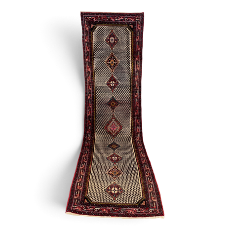 GALLERIMATTA, orientalisk, ca 287x83 cm. på auktion hos Roslagens Auktionsverk