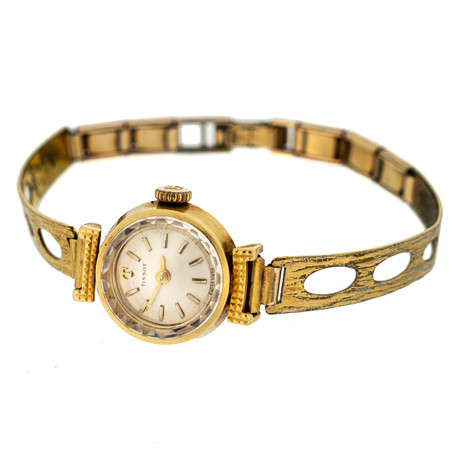 TISSOT. Cocktailur, Tissot, 18K guld. på auktion hos Norrlands Auktionsverk