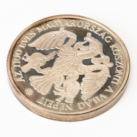 MINNESMYNT, Ungern, silver. Proveniens: Birgitta Dahl.