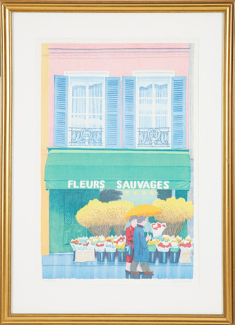 Yellow Korner　Fleurs De Pavot　60×80 MICHEL GANTNER (FÖDD 1989). 