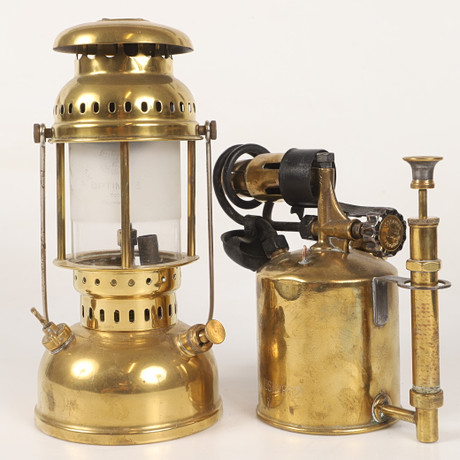 PRIMUS 100 Years Anniversary Lamp 1882-1982 with Book. Lighting