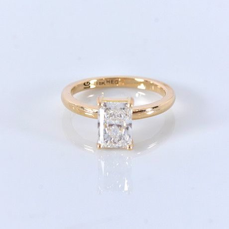DIAMANTRING, 1,51ct, 18K, IGI Cert Labgrown. på auktion hos Halmstads Auktionskammare
