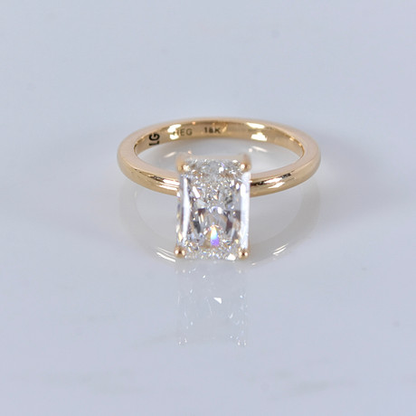 DIAMANTRING, 2,07ct, 18K, IGI Cert Labgrown. på auktion hos Halmstads Auktionskammare