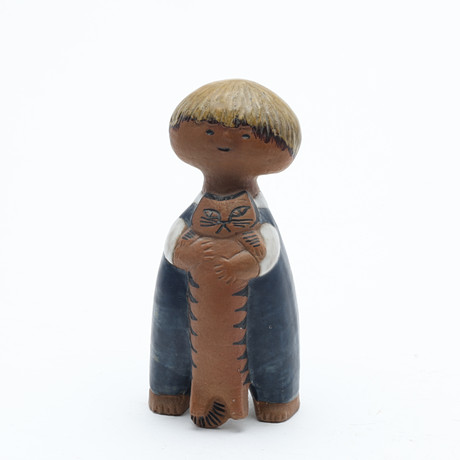 LISA LARSON. Figurin, "Pelle", Gustavsberg.