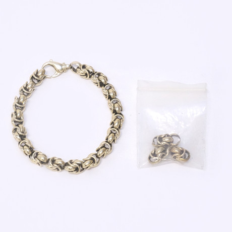 ARMBAND, KEJSARLÄNK, 14K GULD. på auktion hos Björnssons Auktionskammare