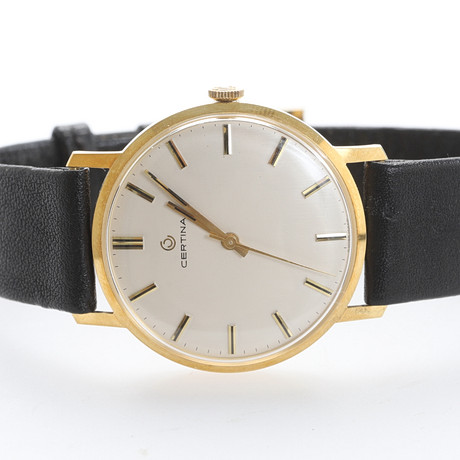 CERTINA, armbandsur, 18k guld. på auktion hos RA Auktionsverket Norrköping