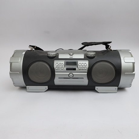 BERGSPRÄNGARE, "boomblaster" JVC, RV-NB10B, med instruktionsbok och fjärrkontroll.