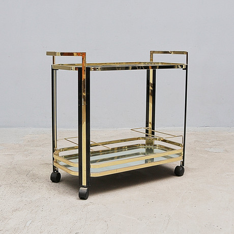 ROLLER / SERVIERWAGEN, Teak, Mitte 20. Jahrhundert. Möbel - Tische
