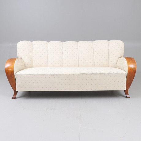 SOFFA, art deco, 1900-talets första hälft. på auktion hos RA Auktionsverket Norrköping