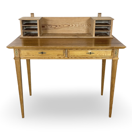 SKRIVBORD, furu, gustaviansk stil, 1900-tal. på auktion hos Roslagens Auktionsverk