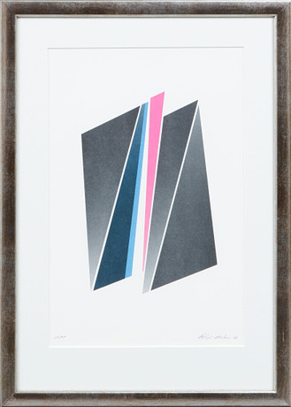 ÅKE HOLM. Lithographs, numbered, 9 pieces, signed Å Holm. Art