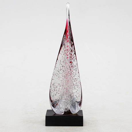 HÅKAN GUNNARSSON. KONSTGLAS "Spirit" Studioglas Strömbergshyttan, signerad. på auktion hos Kalmar Auktionsverk