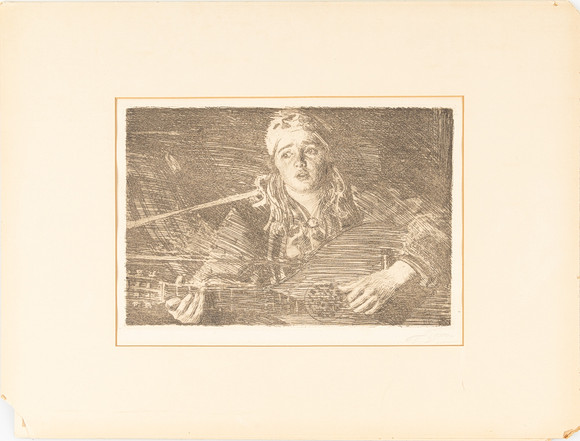 ANDERS ZORN. Etsning, "Ols Maria", signerad i blyerts, monogramsignerad och daterad 1919 i trycket. på auktion hos Stockholms Auktionsverk Helsingborg