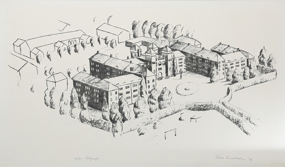 PETER LUNDSTRÖM. Litografi, 16/100, signerad. på auktion hos Gomér & Andersson Jönköping