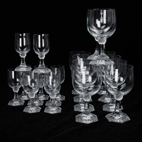 GLASSERVIS, 20 delar, "Classic Rose", Rosenthal.
