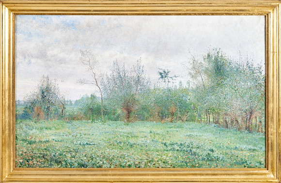 CARL JOHANSSON (1863-1944). Träd i grönska, olja på duk. på auktion hos Stockholms Auktionsverk Magasin 5