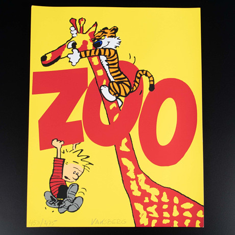 OVE VAKSBERG. "ZOO", färgserigrafi, signerad samt numrerad 453/475. på auktion hos Laholms Auktionskammare