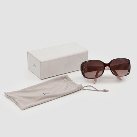 CHRISTIAN DIOR. SOLGLASÖGON "CANNAGE PINK DIOR FRISSON 2" I ORIGINALASK.