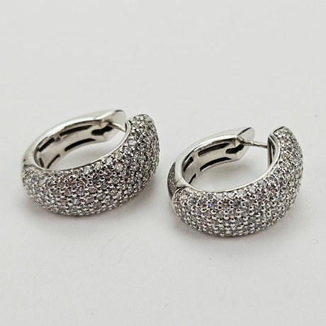 ÖRHÄNGEN, ett par, silver, med slipade stenar, Thomas Sabo.