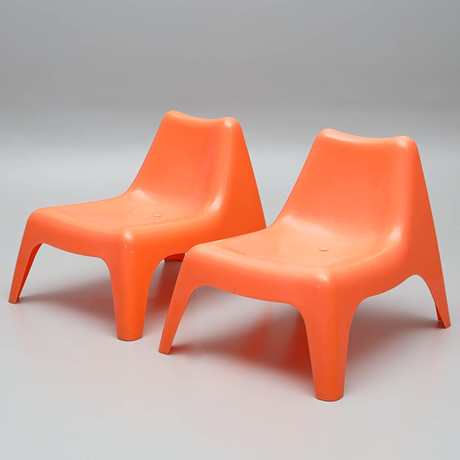 HENRIK PREUTZ. Armchair, velvet, from the collection “IKEA
