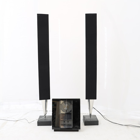 STEREOANLÄGGNING, Bang & Olufsen, cdspelare, Beosound ouverture, 1 par högtalare, Beolab 8
