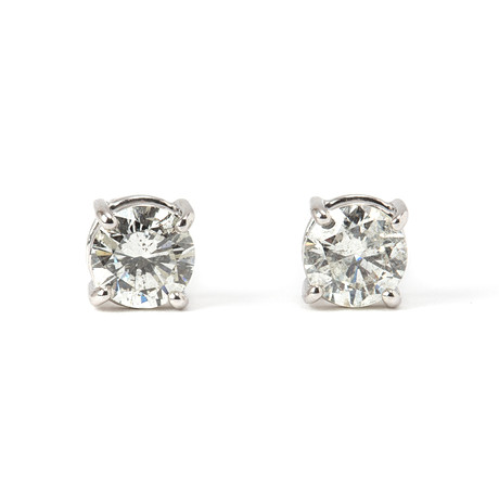 ÖRHÄNGEN, 18K vitguld med briljantslipade diamanter, totalt ca 1.33 ct. på auktion hos Stockholms Auktionsverk Göteborg