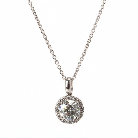 HÄNGE, 18K vitguld med briljantslipade diamanter, totalt 0.97 samt totalt 0.17 ct. på auktion hos Stockholms Auktionsverk Göteborg