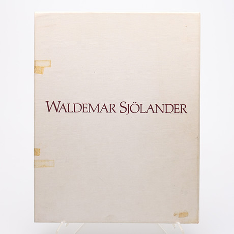 BIBLIOFILI. WALDEMAR SJÖLANDER (1908-1988). SAMTAL I ATELJEN MED BO PETERSON - NR. 161 AV 175 EXEMPLAR MED EN på auktion hos Crafoord Auktioner Lund