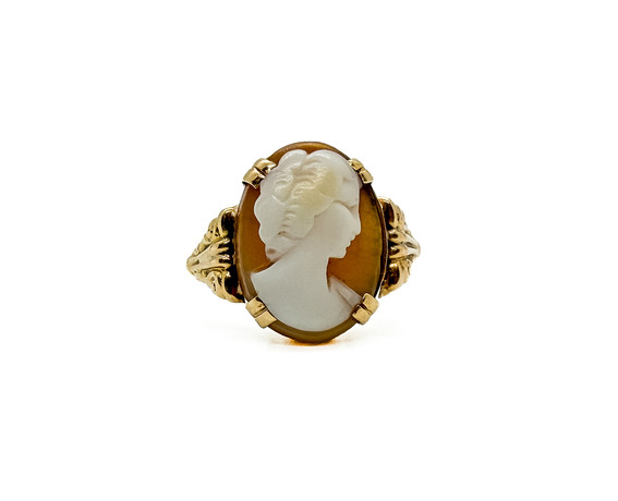 RING, 18k Guld Camé. på auktion hos Auktionshuset STO Bohuslän