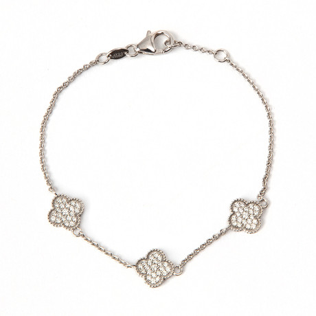ARMBAND, 18K vitguld med briljantslipade diamanter, totalt 0.47 ct. på auktion hos Stockholms Auktionsverk Göteborg