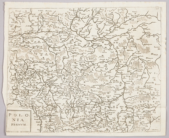 MAP OF POLAND FROM PRIORATO, c. 1670. på auktion hos Stockholms Auktionsverk Magasin 5