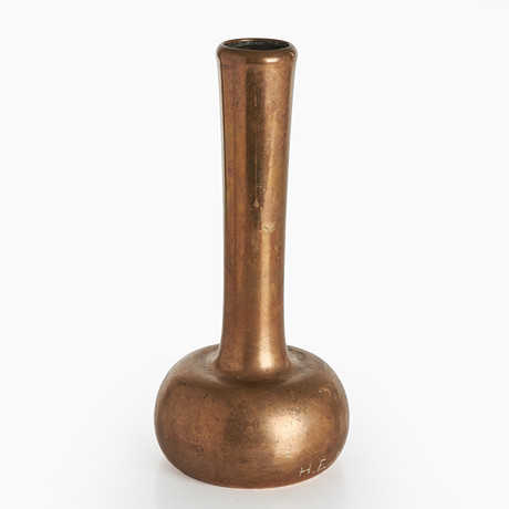 HUGO ELMQVIST (1862–1930), vas, brons, jugend, tidigt 1900-tal, stämpelmärkt samt signerad H E–t. på auktion hos Crafoord Auktioner Stockholm
