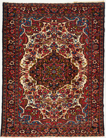 ORIENTMATTA. Bakhitiari, semiantik, ca 192x153 cm. på auktion hos Stockholms Auktionsverk Sickla