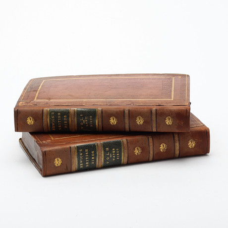 THOMAS BEWICK. "A history of british birds", Vol I & II, Newcastle, 1805. på auktion hos Uppsala Auktionskammare
