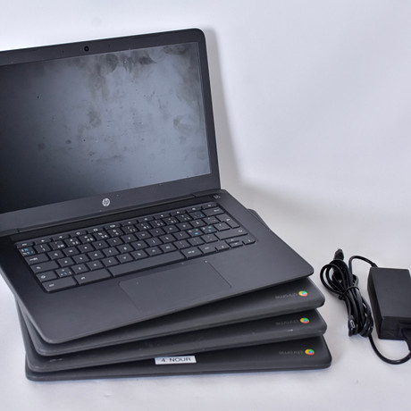 BÄRBARA DATORER, 4 st, Hewlett-Packard Chromebook (TPN-Q216) m. Bang & Olufsen ljyd. på auktion hos Halmstads Auktionskammare