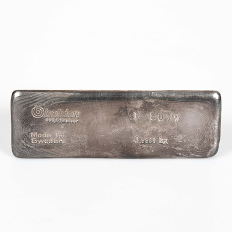 TACKA, Boliden finsilver, 999,5, nr 3077, Made in Sweden.