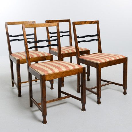 STOLAR, Swedish grace, 4 st, 1930-tal. på auktion hos Formstad Auktioner