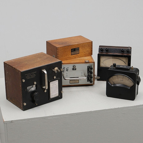 MÄTINSTRUMENT, INSTRUMENT, L.M Ericsson, General Radio & Co, Luxor Radio, 1900-tal. på auktion hos Gomér & Andersson Jönköping