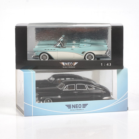MODEL CAR, metal/resin, Buick Riviera GS, NEO Models, 1:43 scale