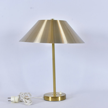 BORDSLAMPA, mässing, Armaturhantverk Tibro, 1960-tal.