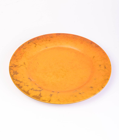 KÄHLER KERAMIK (DANMARK), FAT I ORANGE GLASERAD KERAMIK.