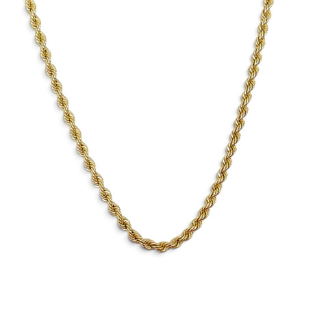 COLLIER I 9KT GULD MED REPVRIDEN EFFEKT.