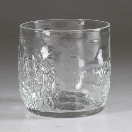 EUGEN MONTELIN. Whiskyglas, 8 st, "Björkstubbe", Reijmyre, signerade, 1900-talets senare del. på auktion hos Stadsauktion Sundsvall