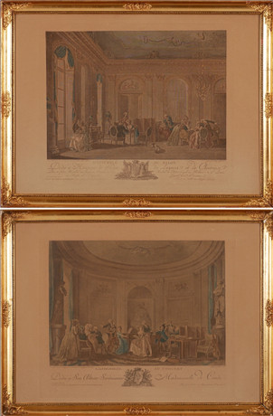 TAVLOR, 2 st, kopparstick 1700-tal. på auktion hos Auktionsfirma Kenneth Svensson i Kalmar